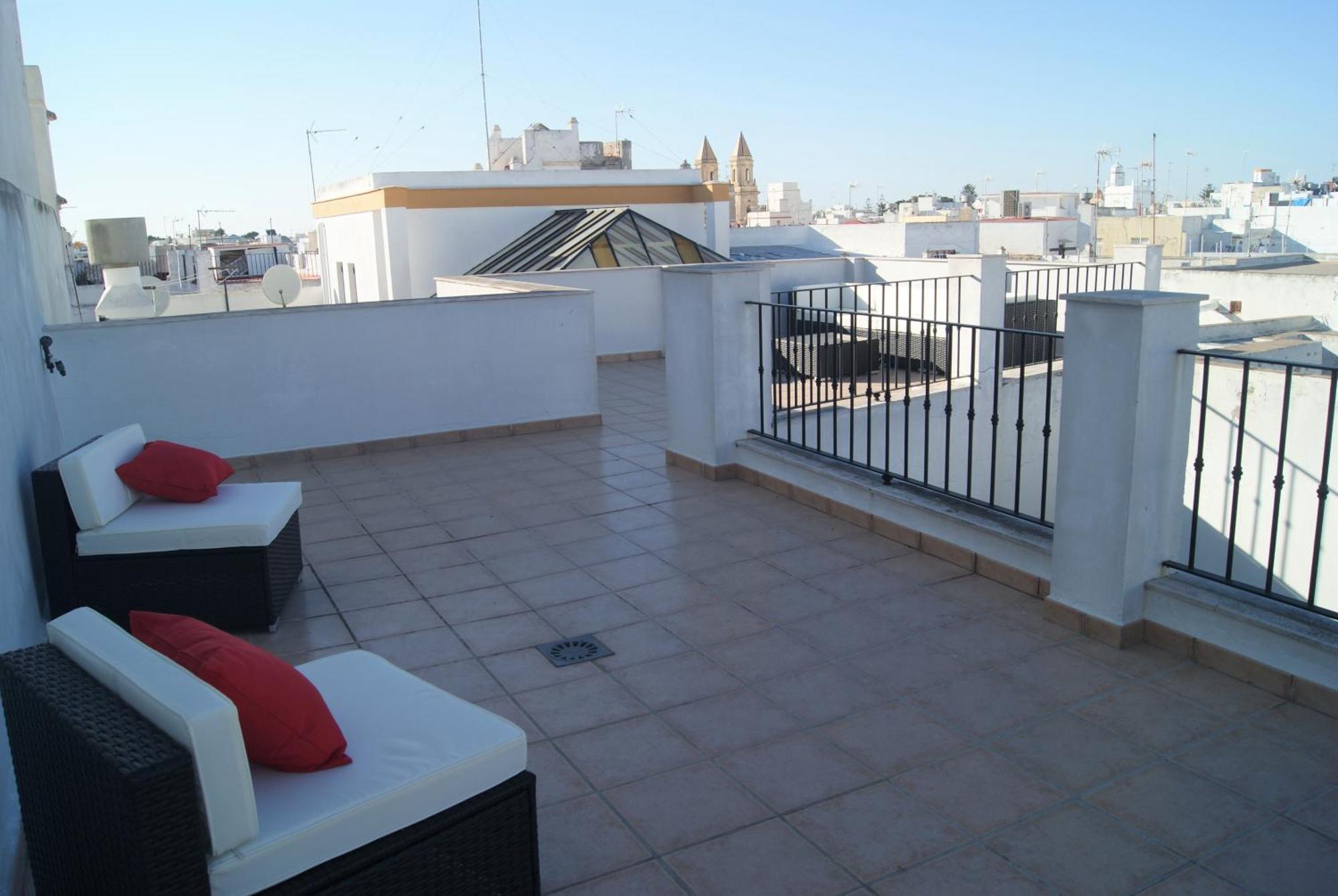 Ferienwohnung Cdz - Atico Tavira Two Private Terraces With Great Views Cádiz Exterior foto